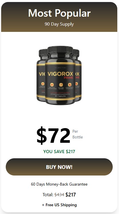 Vigorox Prime 3 bottle Price